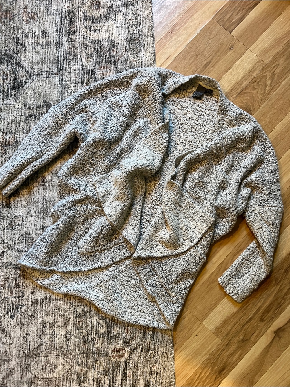 Heather gray cardigan